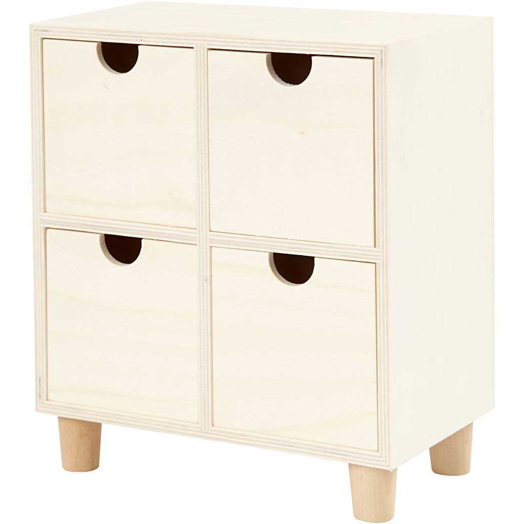 Cassettiera Creative Company, h: 23 cm, p: 11,5 cm, l: 20 cm, 1 pezzo
