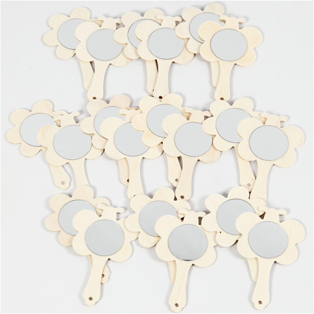 Specchio manuale Creative Company, h: 13,9 cm, l: 9 cm, 20 pezzi 1 scatola