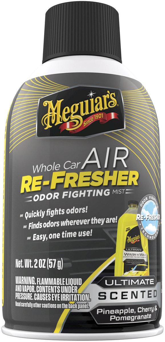 Meguiar's Meguiar's Ultimate Whole Car Air Refresher - Deodorante per auto - Rimuove gli odori indesiderati - per interni di veicoli