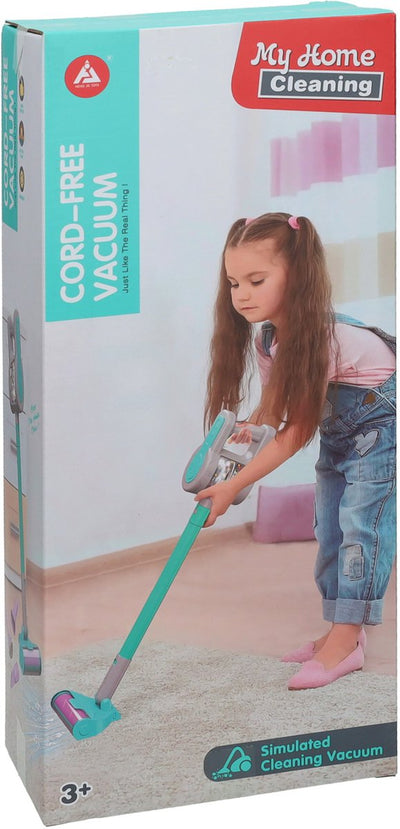 Cordless vacuum cleaner with nozzles