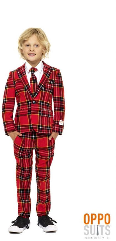 Opposuit the boscaiolo - costume da ragazzo - rosso - Natale - taglia 110 116