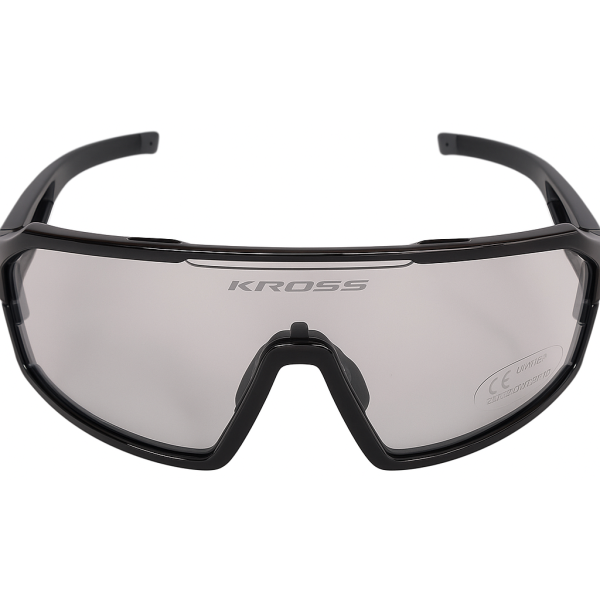 Bross Bicycle Glasses volare UV400 Lenti terminanti - Frame nero