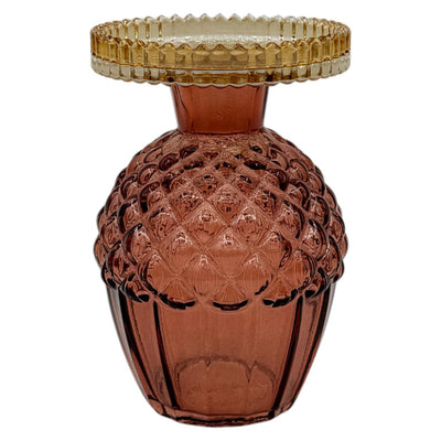 Mansion atmosphere candlestick acorn 9.8x11cm