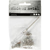 Accessori per sospensione Creative Company, dimensioni 5x40 mm, argento, 10 pezzi, 1 scatola