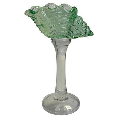 Mansion atmosphere candlestick shell 13x8x21cm