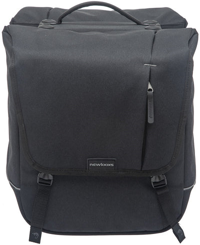 New Looxs Nova Double - Dubbele Fietstas, Waterafstotend, Zwart