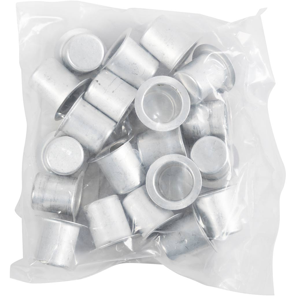 Portacandele Creative Company, h: 15 mm, d 12 mm, 20 pezzi 1 scatola