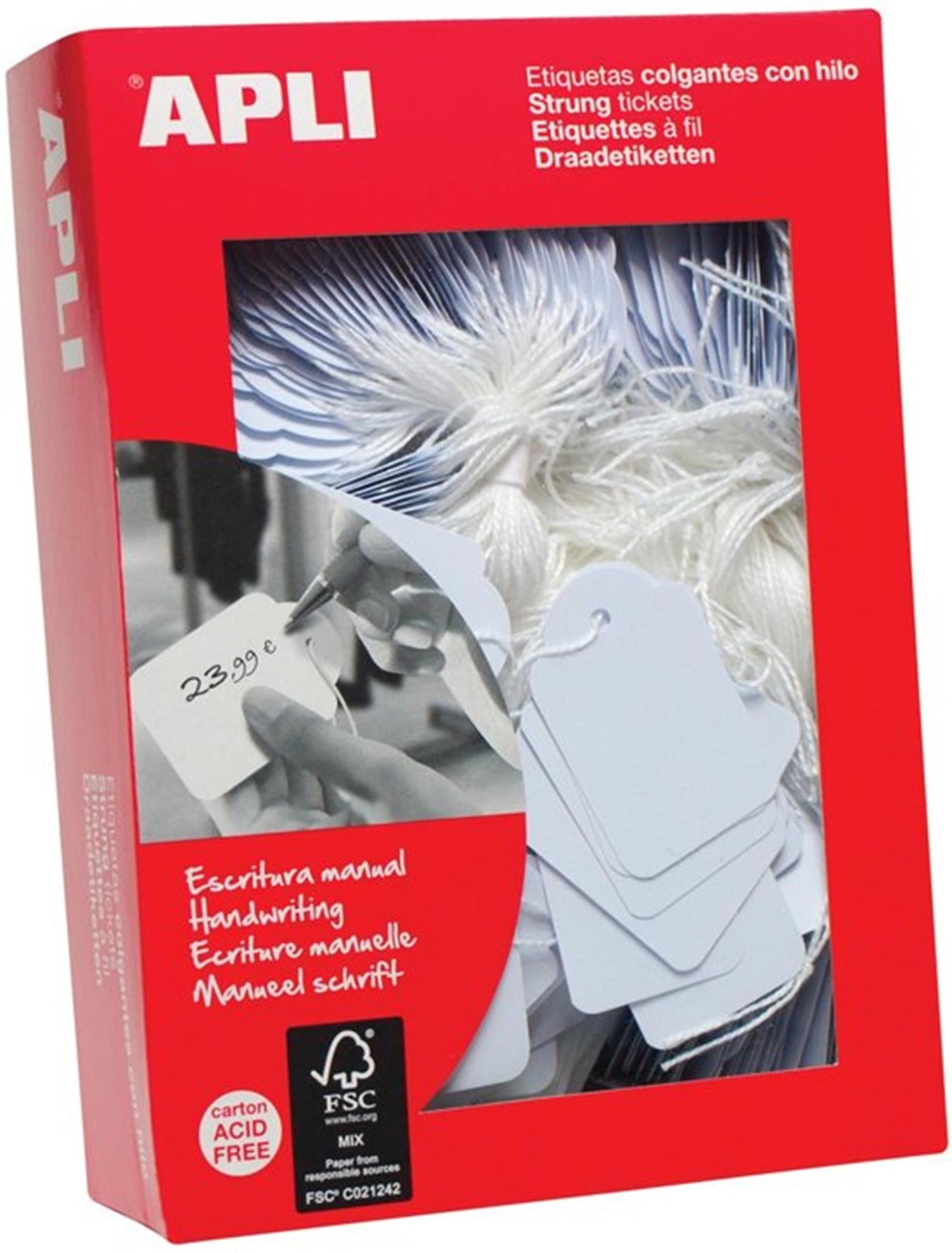 Apli 389 etk met draad 18x29mm 1000