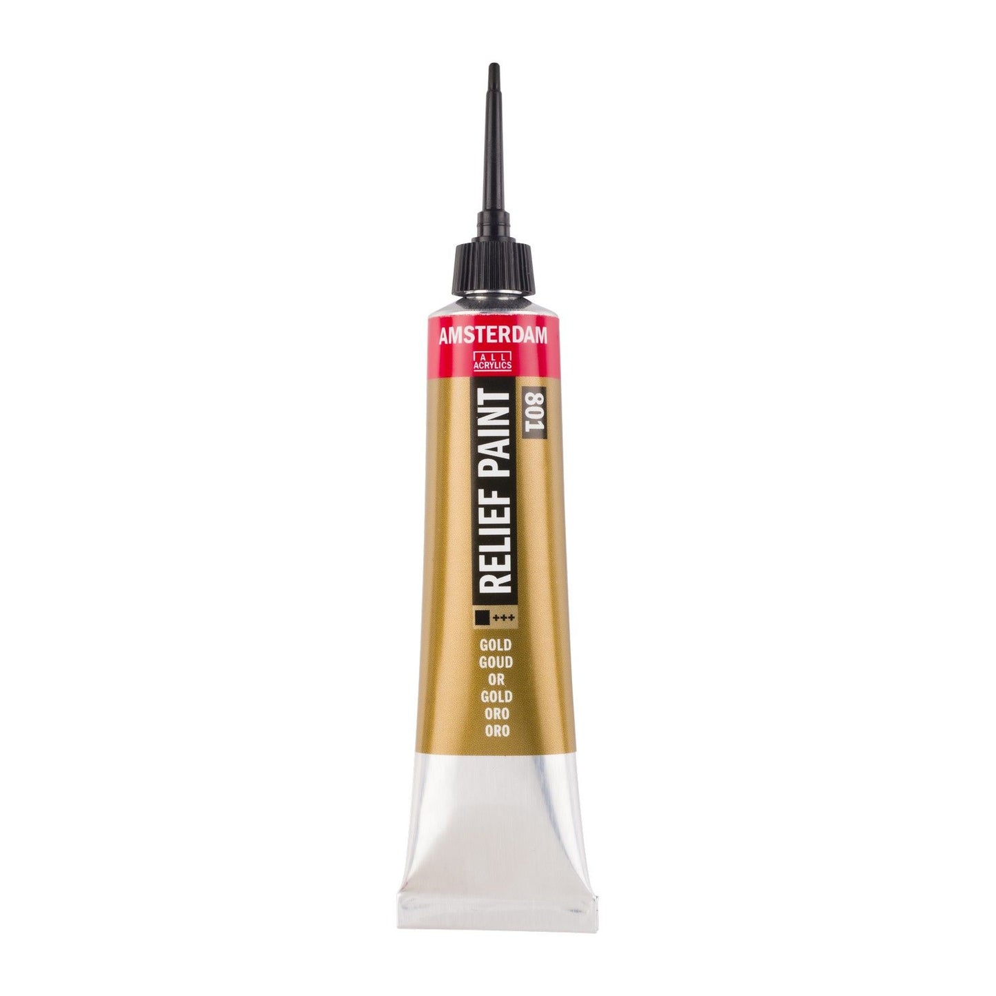 Amsterdam todos los acrílicos amsterdam • pintura de contorno tubo 20ml oro 801