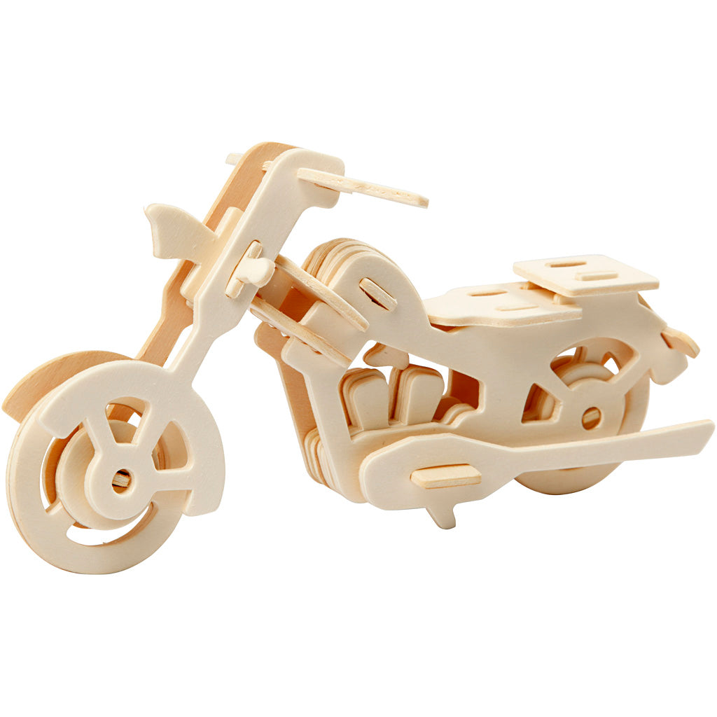 Puzzle 3D Creativ company, motocicleta, dimensiones 19x9x9 cm, 1 pieza