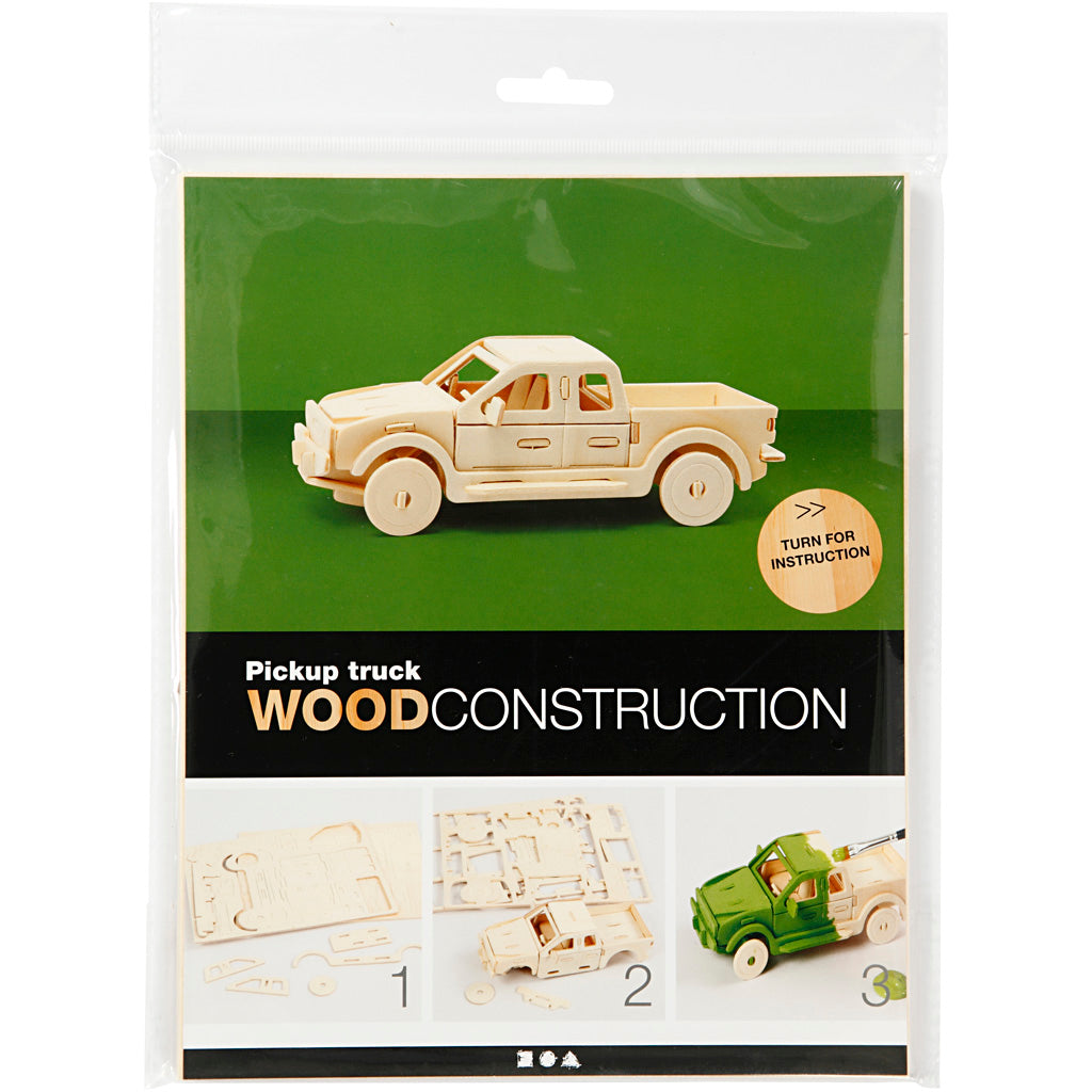 Puzzle 3D Creativ company, camioneta, dimensiones 19,5x8x12 cm, 1 pieza