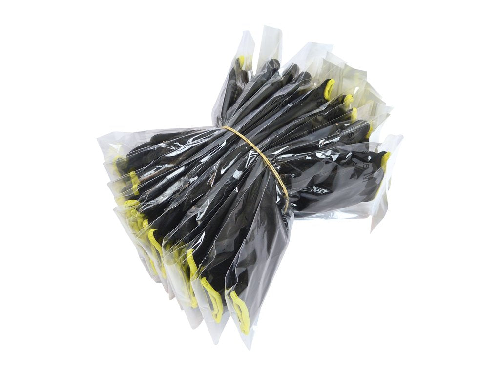 Polyester Workshop di guanti assembly con p-coating m nero