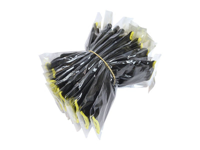 Polyester Workshop di guanti assembly con p-coating m nero