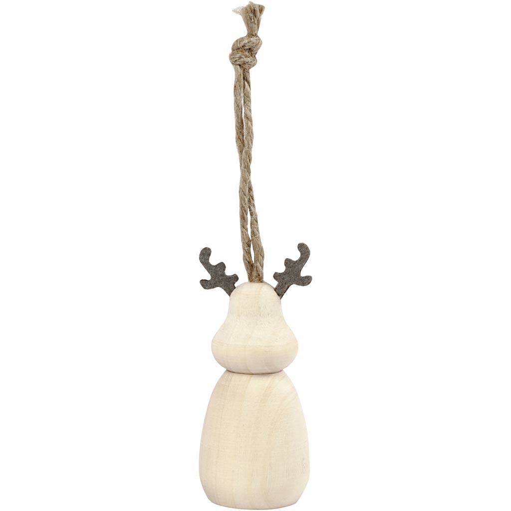 Renne a pendente di legno