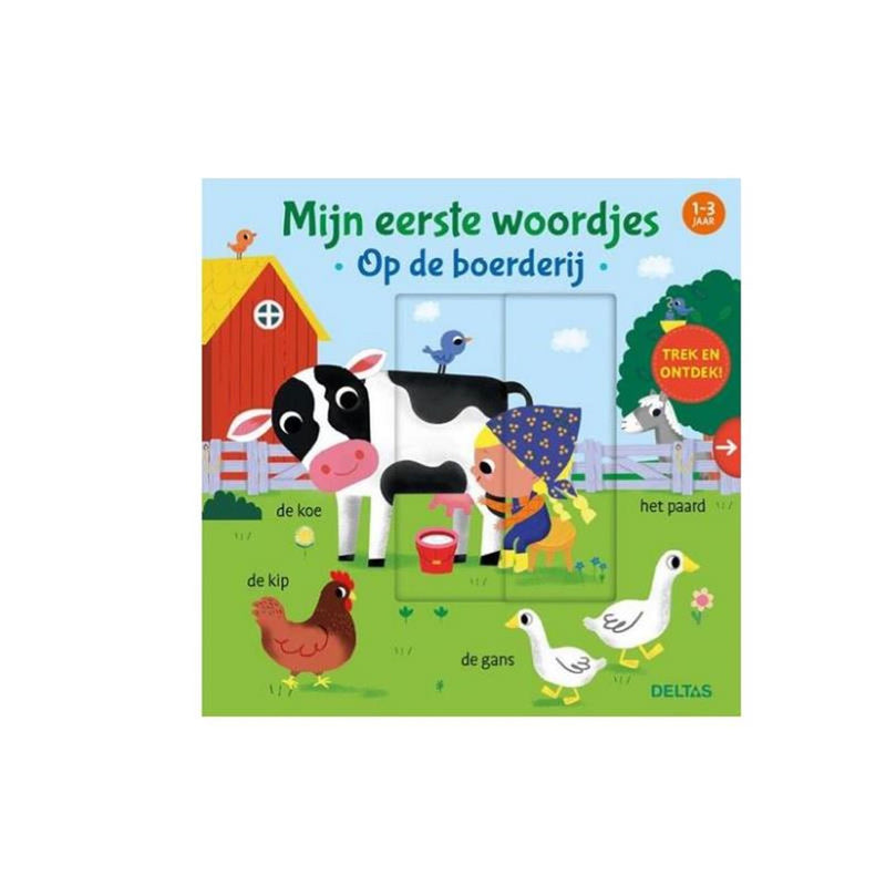 Delta My Prime Words Cardboard Book on the Farm (1-3 anni)