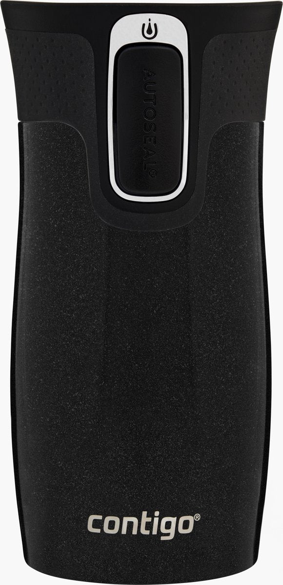 Contigo west loop mini termo con cierre automático, taza aislante de acero inoxidable - regaliz - taza de café para llevar, taza para llevar sin BPA, a prueba de fugas con tapa fácil de limpiar, mantiene el calor hasta 6 horas, 300 ml