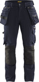 Blåkläder x1900 werkbroek 4-weg stretch 1998 - marineblauw - maat 52 (l)