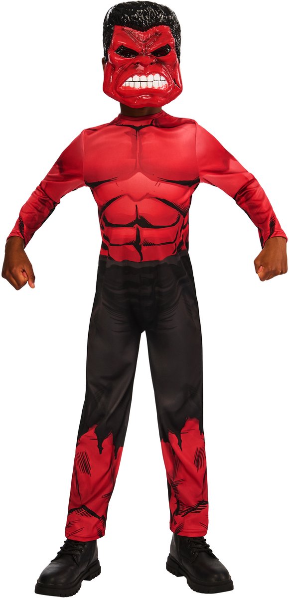 Disfraz infantil Rubies de Hulk rojo - - talla 7-8 años