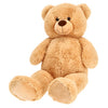 Pluchiez pluchiez tierntly oso sentado 100 cm marrón claro