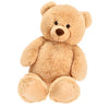 Pluchiez pluchiez tierntly oso sentado 100 cm marrón claro