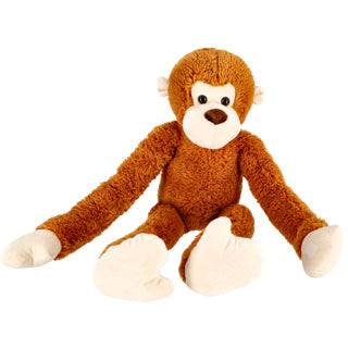 Pluchiez pluocoz coccolosamente aap con braccia lunghe 80 cm marrone