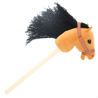 Pluchiez plush hobby horse long mane 70 cm
