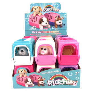 Plucchiez Pet in Travel Suitcase Assorti