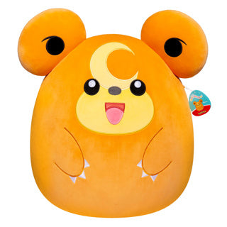 Jazwares Squishmallows Pokemon Hugg Teddisura, 35 cm