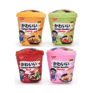 Pentola per noodle in peluche Kawaii con animali 4 asst | 4 pezzi