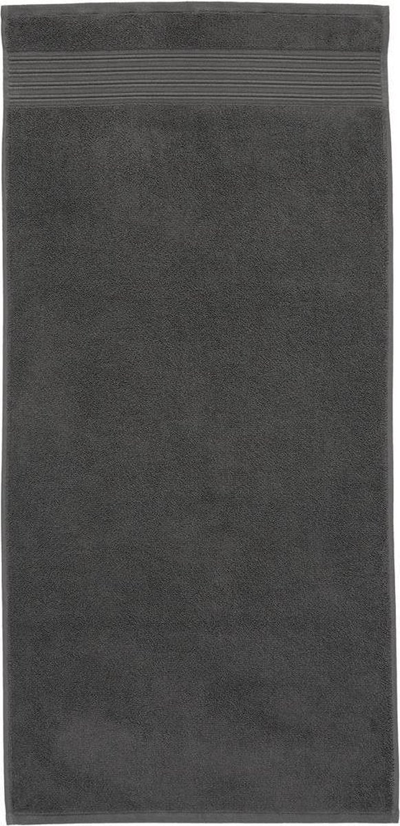Ropa de cama visillo - algodón - toalla - 50x100 cm - antracita