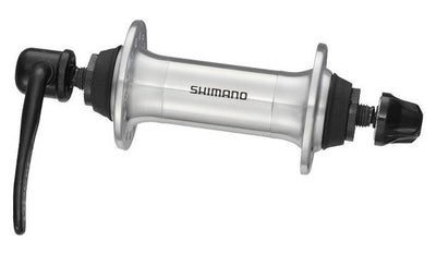 Shimano voornaaf rm70 qr 36 gaats - zilver