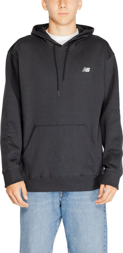 Maglione da uomo con cappuccio in pile New Balance Sport Essentials - nero