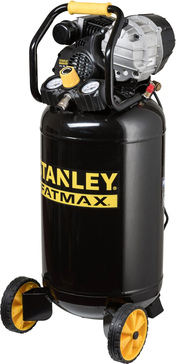 Stanley - compressore professionale - lubrificato ad olio - verticale - 50 l 2 hp 10 bar