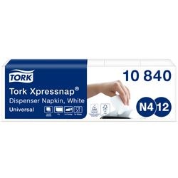 Tovaglioli tork n4 sistema interfogliato 33x21,6 cm bianco 5 confezioni