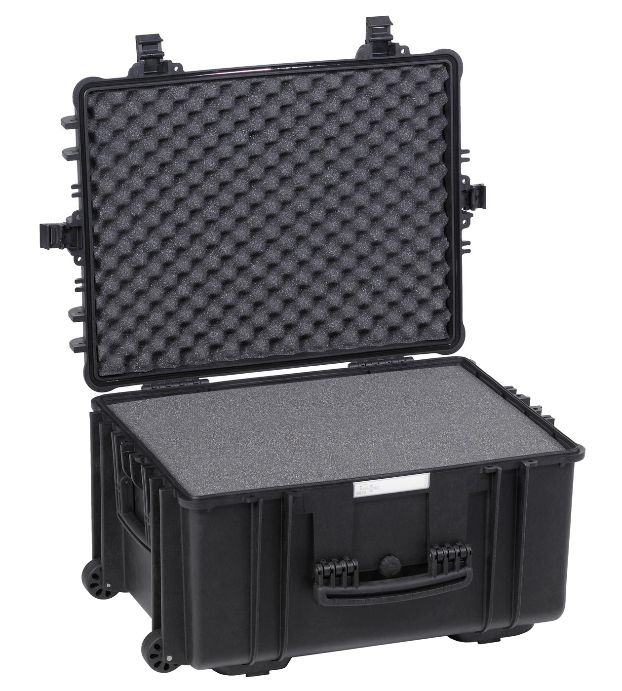 Explorer cases 5833 koffer zwart met plukschuim