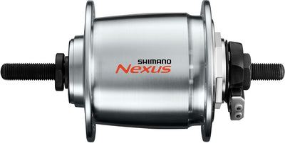 Shimano Dynamo Naf Shimano DH-C6000-1R 36 hoyos 6V 1.5 vatios para rollerbrake plateado