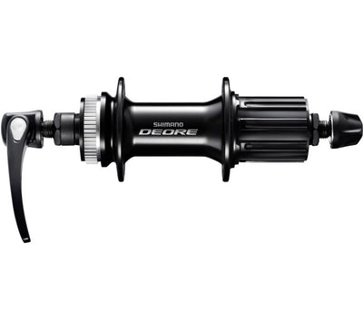 Shimano dopo hub deore hb-m6000 36 fori 135 mm larghezza incorporata con nero-tensionero nero