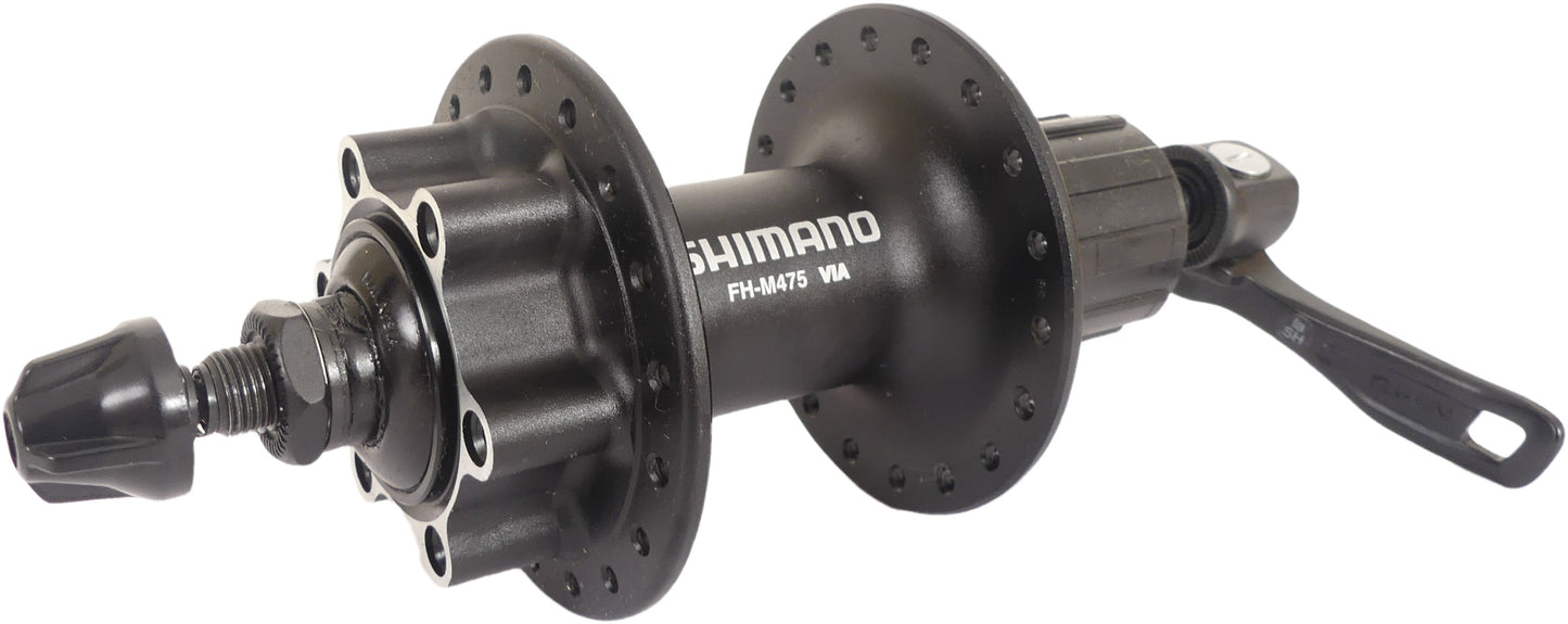 Shimano dopo Hub 8 9 10 velocità FH-M475 36 fori 6 bulloni con disco freno fissati nero