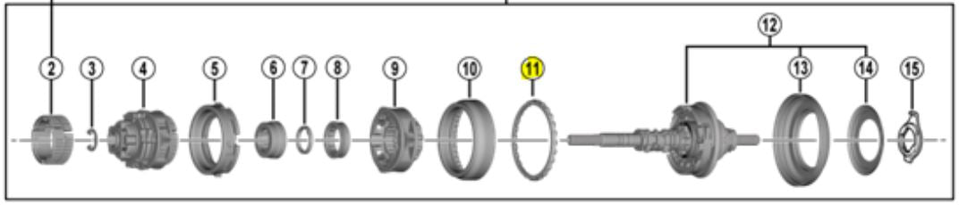 Shimano nexus 7 kogelring groot y3ev98220