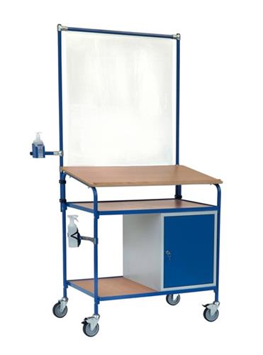 Scaffalatura mobile Fetra con protezione anti-infezione 1000x600