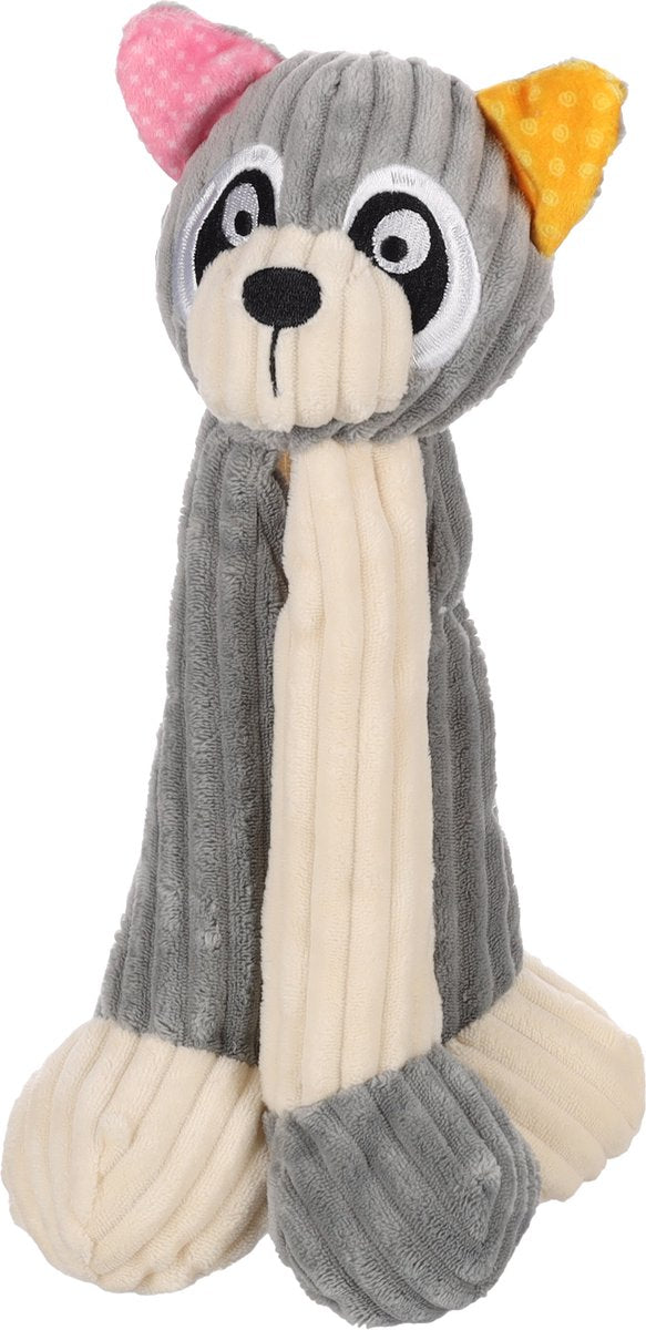 Flamingo kareau - perros de juguete - hs kareau mapache gris 13x13x30cm - 1ud - 137292 - 1ud