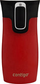 Contigo West Loop mini tazza termos autosigillante bacche di Goji - tazza isolante in acciaio inossidabile, tazza di caffè da asporto, senza BPA, tazza da asporto a prova di perdite con coperchio facile da pulire, mantiene caldo fino a 6 ore, 300 ml