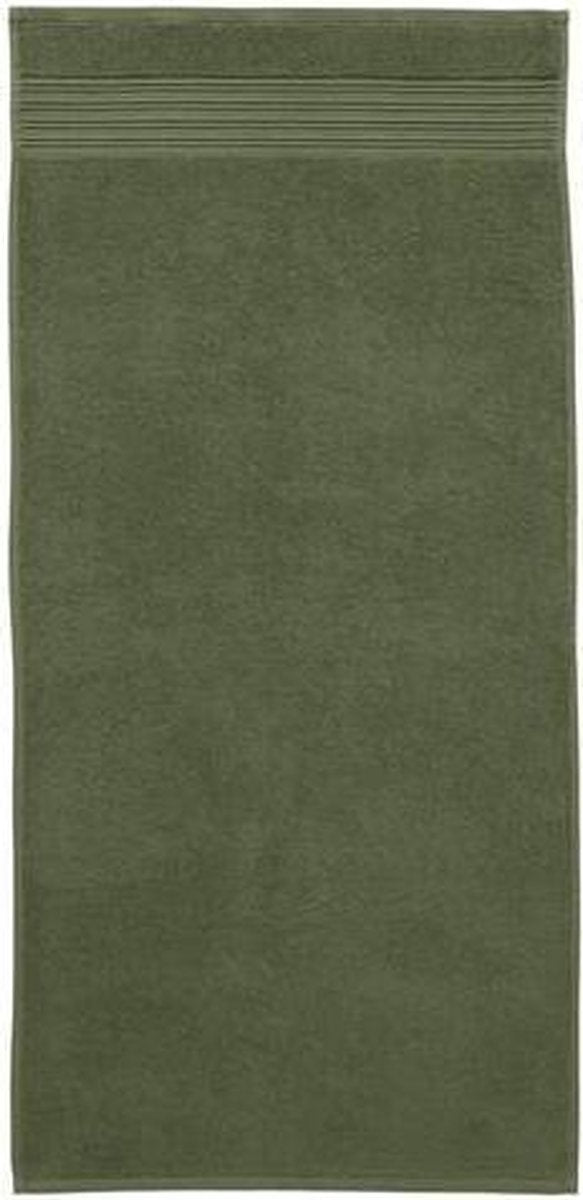 Biancheria da letto velata - asciugamano - 50x100 cm - verde oliva