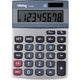 Calculadora office depot at-812e metal gris, plástico