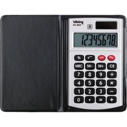Calcolatrice tascabile AT-809 office depot plastica 99x60x11mm argento