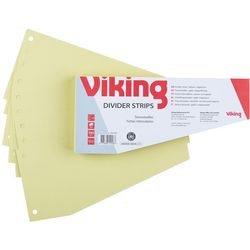 Listones divisorios trapezoidales niceday 190 g m² 105 mm x 240 mm amarillo