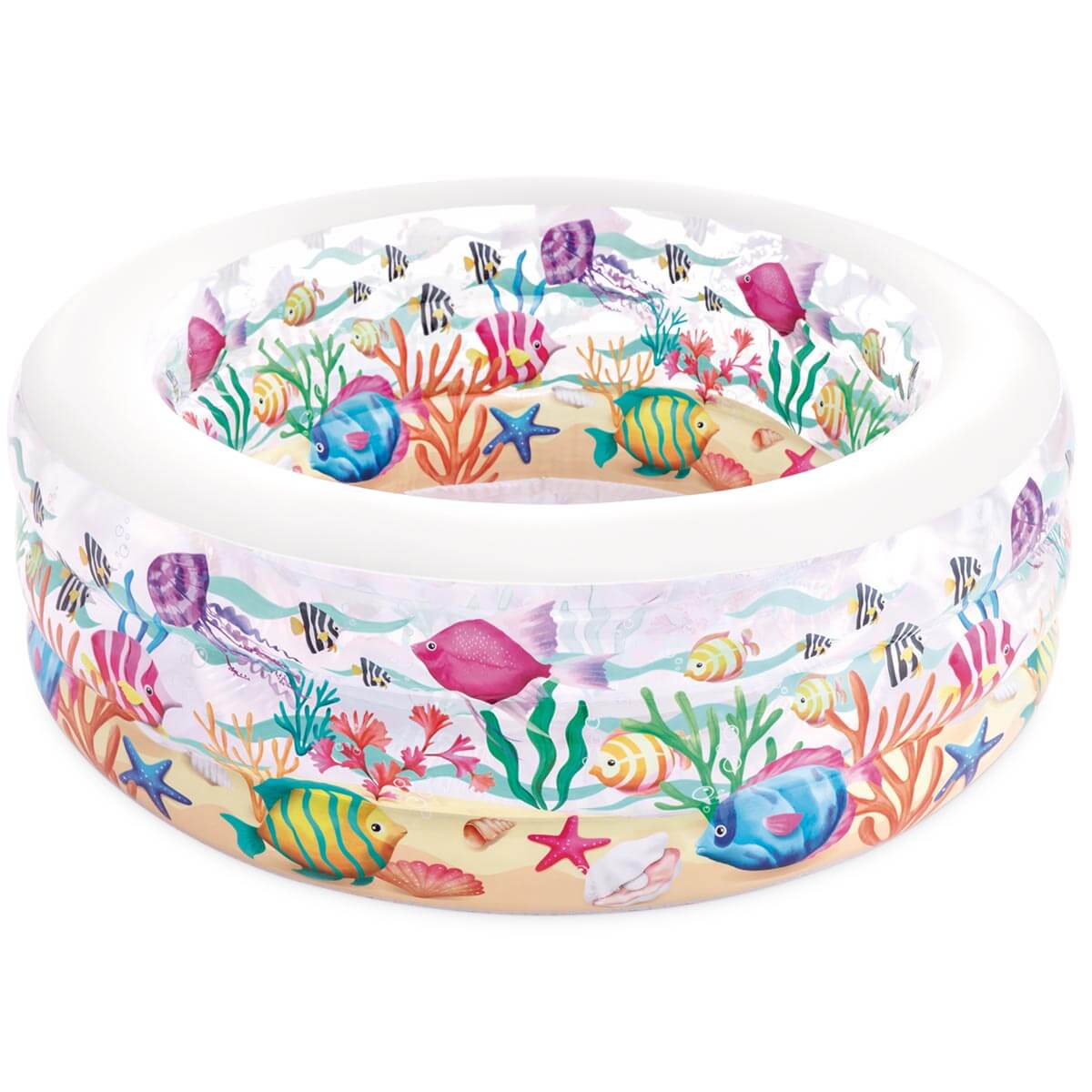 Acquario della piscina gonfiabile 58480NP 152 x 56 cm trasparente