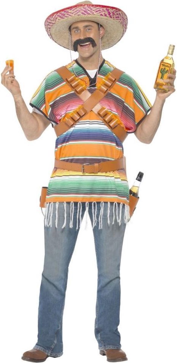 Smiffys - disfraz de chico tirador de tequila - verde multicolor