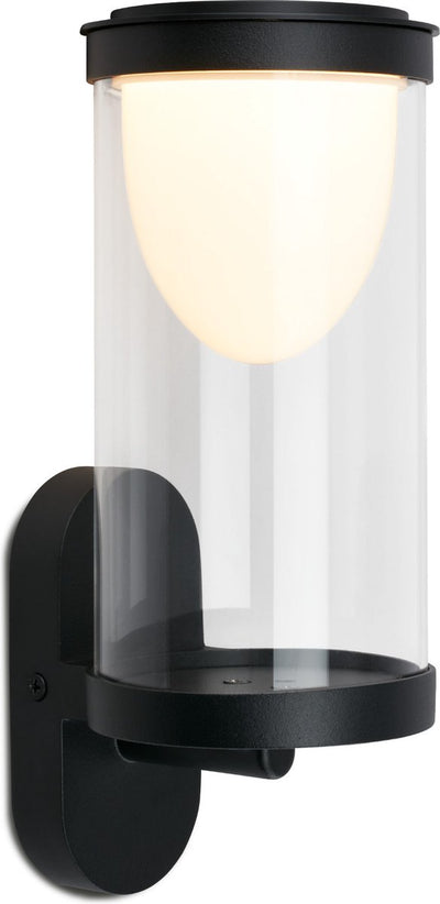 Briloner - lampada da parete a batteria led - touch - batteria sostituibile - nero - circuito stampato sostituibile - 24 x 12 x 10 cm - nero