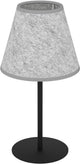 Eglo alsager tafellamp - e27 - 39,5 cm - zwart grijs - vilt staal